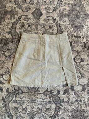 Linen Mini Skirt